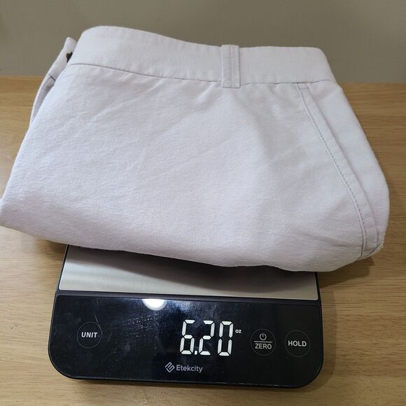 J. Crew Womens Woven Short Ivory Size 10 Neutral Lightweight Summer Classic - Picture 8 of 8